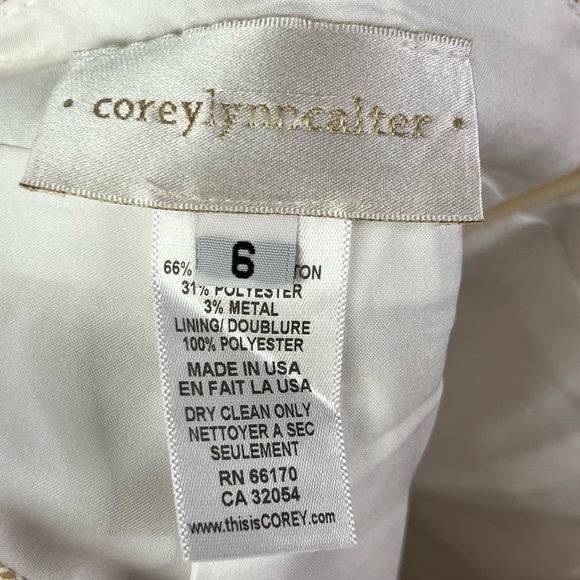 Anthropologie Corey Lynn Calter Brown Jacquard Printed High Waist Shorts 6 - Picture 3 of 4